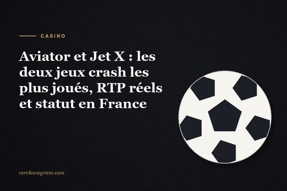 Aviator et Jet X, les deux jeux crash les plus joues et leurs RTP reels