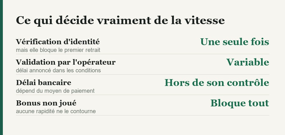Ce qui decide vraiment de la vitesse dun retrait