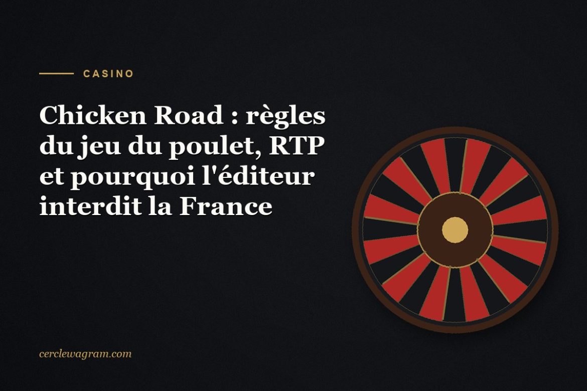 Chicken Road, le jeu du poulet edite par InOut Games, regles et RTP