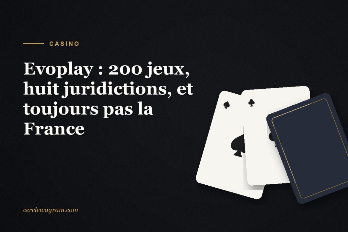 Evoplay, editeur de jeux, ses licences et son statut en France